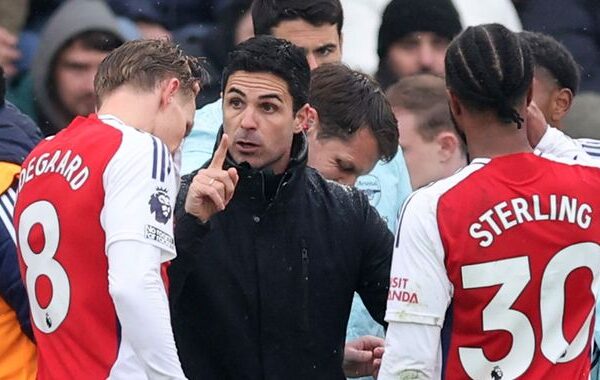 It's not in our hands - Mikel Arteta 'very angry' after Arsenal's title setback