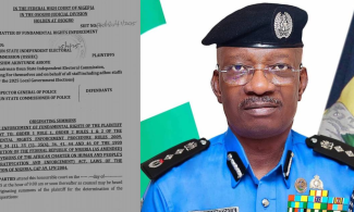 Osun Electoral Commission, Chairman Sue Police IG Egbetokun, Other Over Staff Arrests During Council Polls, Seek N2Billion In Damages.