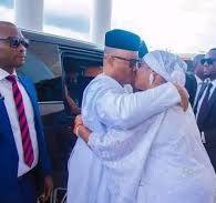 Senator Akpabio kissing provokes Natasha.