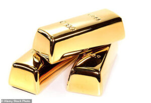 A gold bar is £1m for first time…