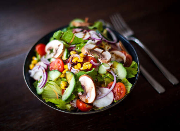 The effects of eating salad daily.